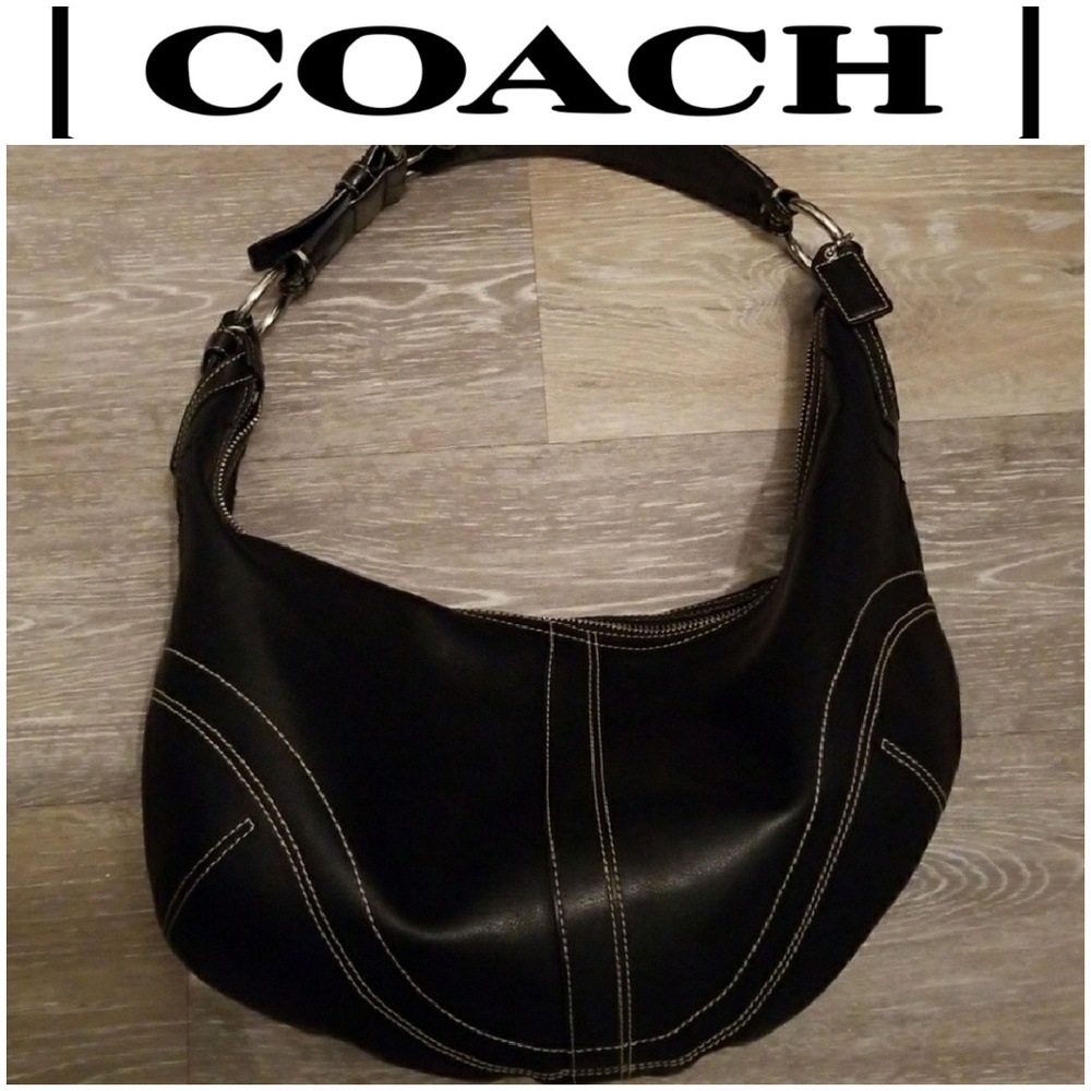 COACH black hobo - Picture 1 of 7